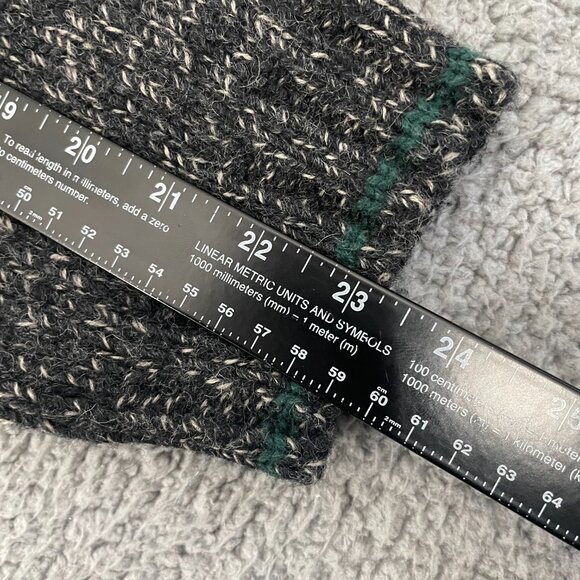 VTG Eddie Bauer Sweater Men LT Gray Wool Marled 90s Hong Kong Pullover Crewneck - Picture 7 of 7